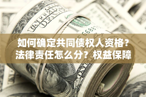 武汉如何确定共同债权人资格？法律责任怎么分？权益保障技巧揭秘！