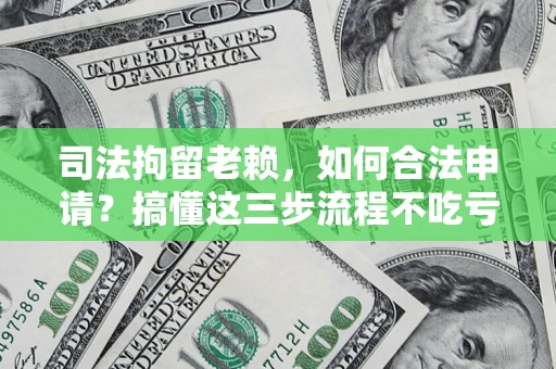 武汉司法拘留老赖，如何合法申请？搞懂这三步流程不吃亏！