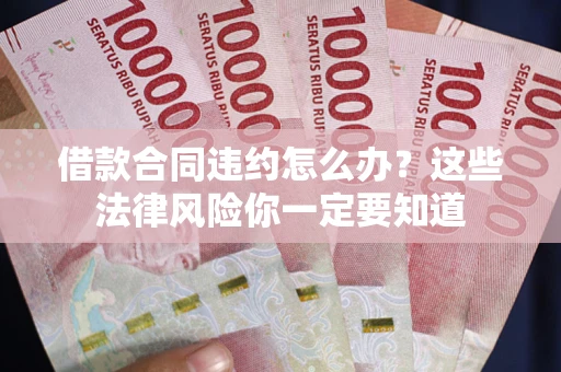 武汉借款合同违约怎么办？这些法律风险你一定要知道