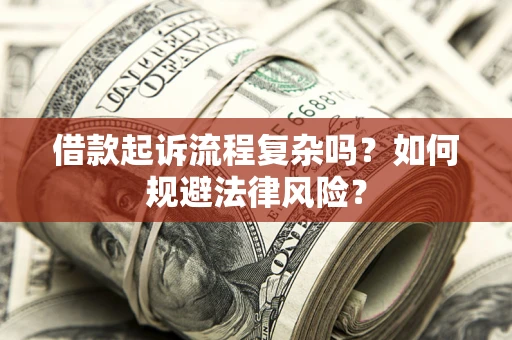 武汉借款起诉流程复杂吗？如何规避法律风险？