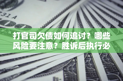 武汉打官司欠债如何追讨？哪些风险要注意？胜诉后执行必看！