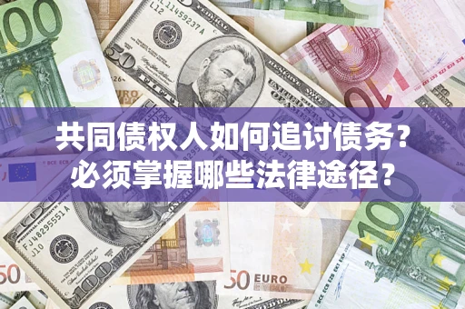 武汉共同债权人如何追讨债务？必须掌握哪些法律途径？