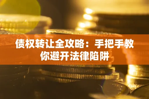武汉债权转让全攻略：手把手教你避开法律陷阱