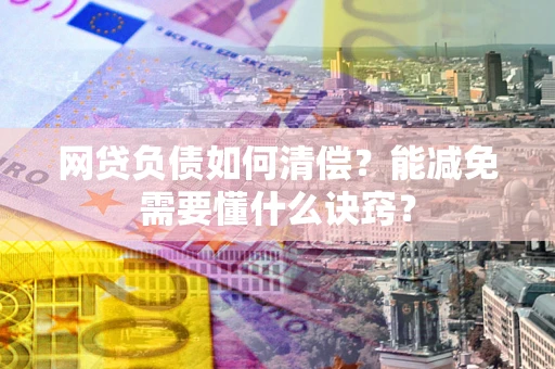 武汉网贷负债如何清偿？能减免需要懂什么诀窍？