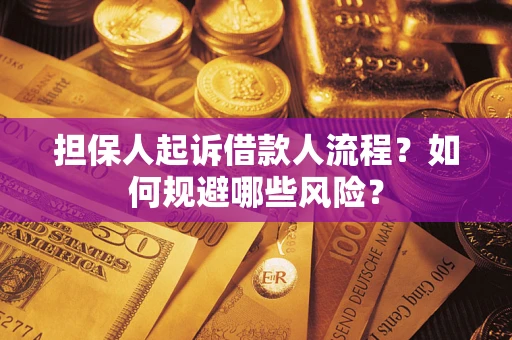武汉担保人起诉借款人流程？如何规避哪些风险？