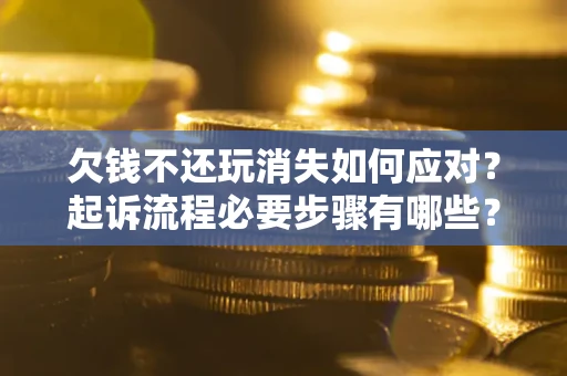 武汉欠钱不还玩消失如何应对？起诉流程必要步骤有哪些？